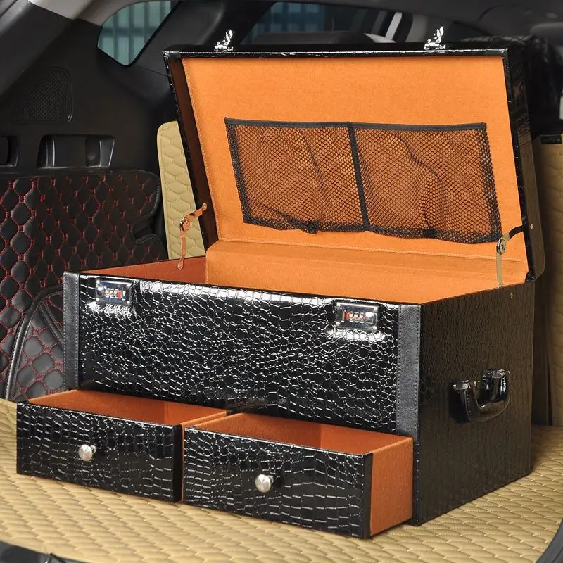 

Storage box Car finishing box Password Car tail