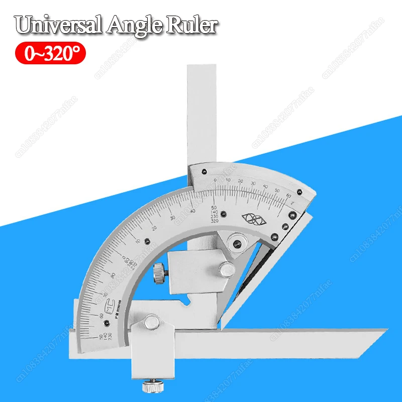 Universal Protractor 0.02 Precision Goniometer Angle Measuring Finder Ruler Tool Woodworking Measuring Tool Durable