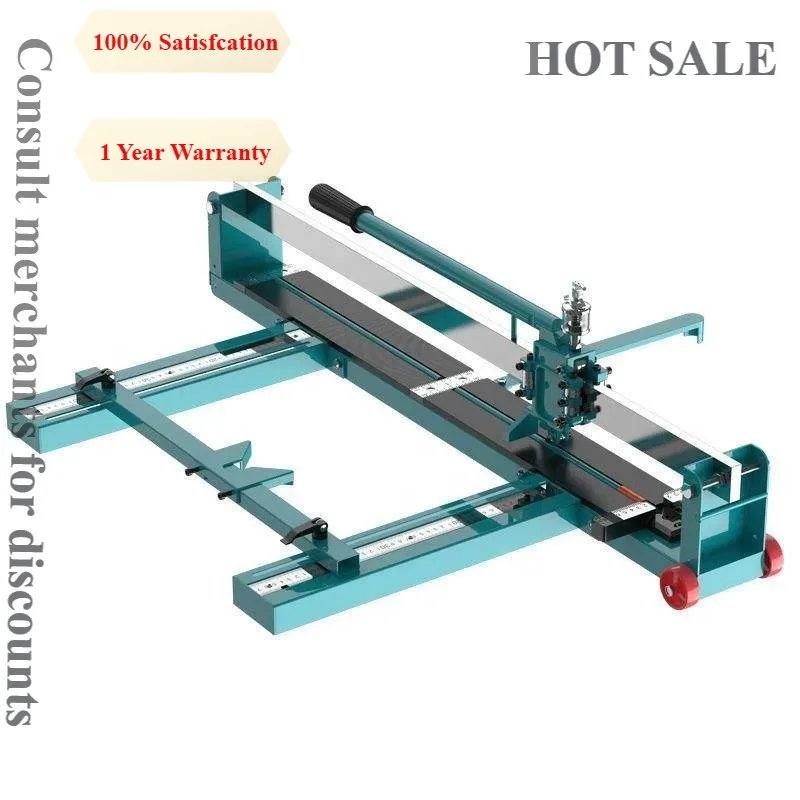 A81 Industrial Manual Tile Cutter Steel Rail Laser Guide High Precision Alloy Blade Tool For Ceramic Porcelain Floor Tile Cuttin