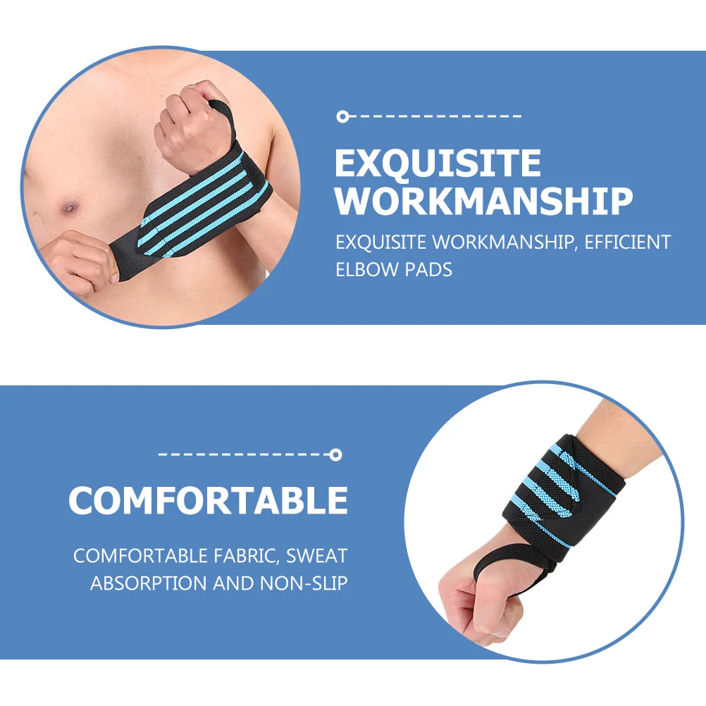 

Fitness Wrist Band Premium Material Breathable Comfortable Support for Weightlifting Barbell Basketball Running Climbing Sports