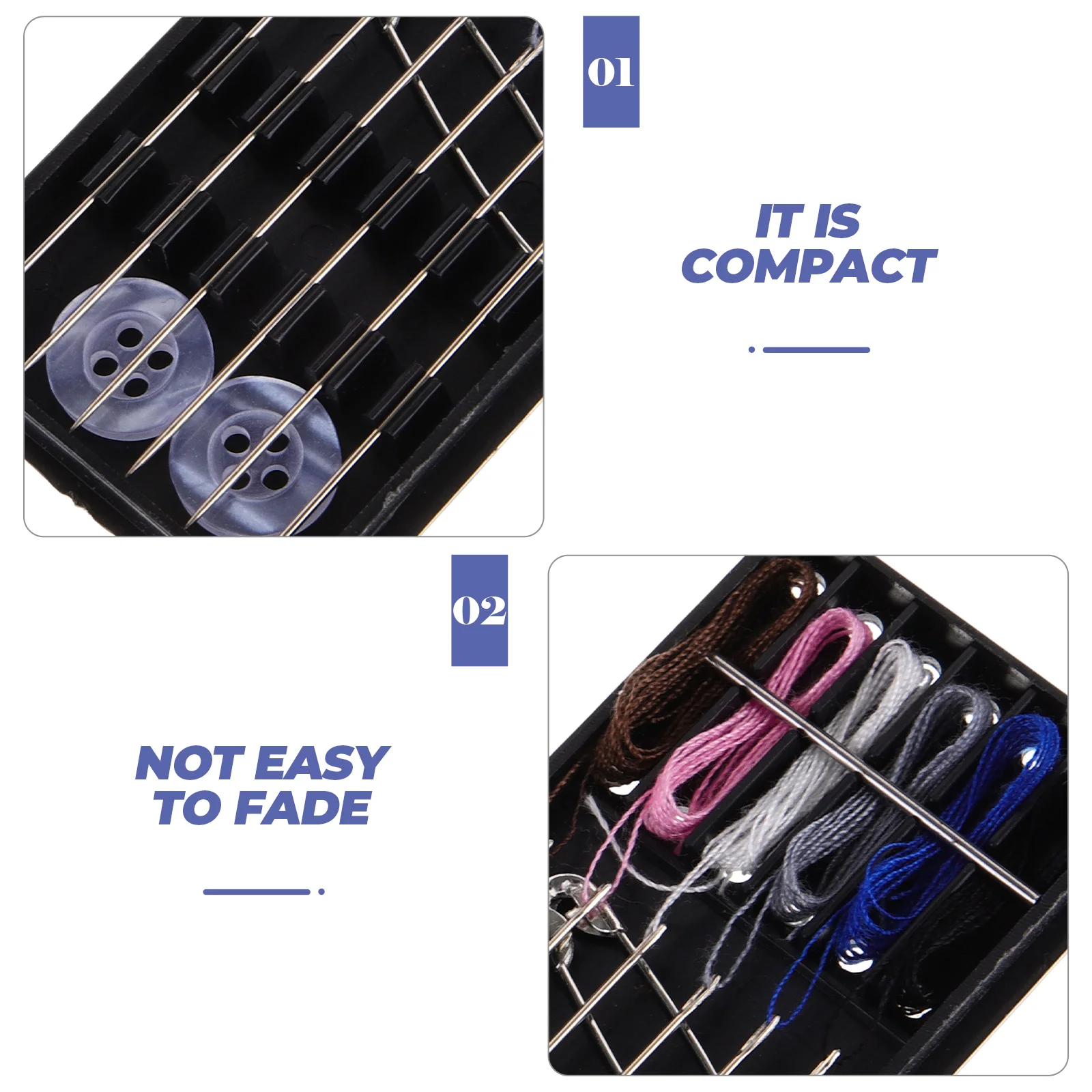 

2 Sets Sewing Kit Basic for Adults Students Necessary Household Portable Kits Tool Tools Beginner