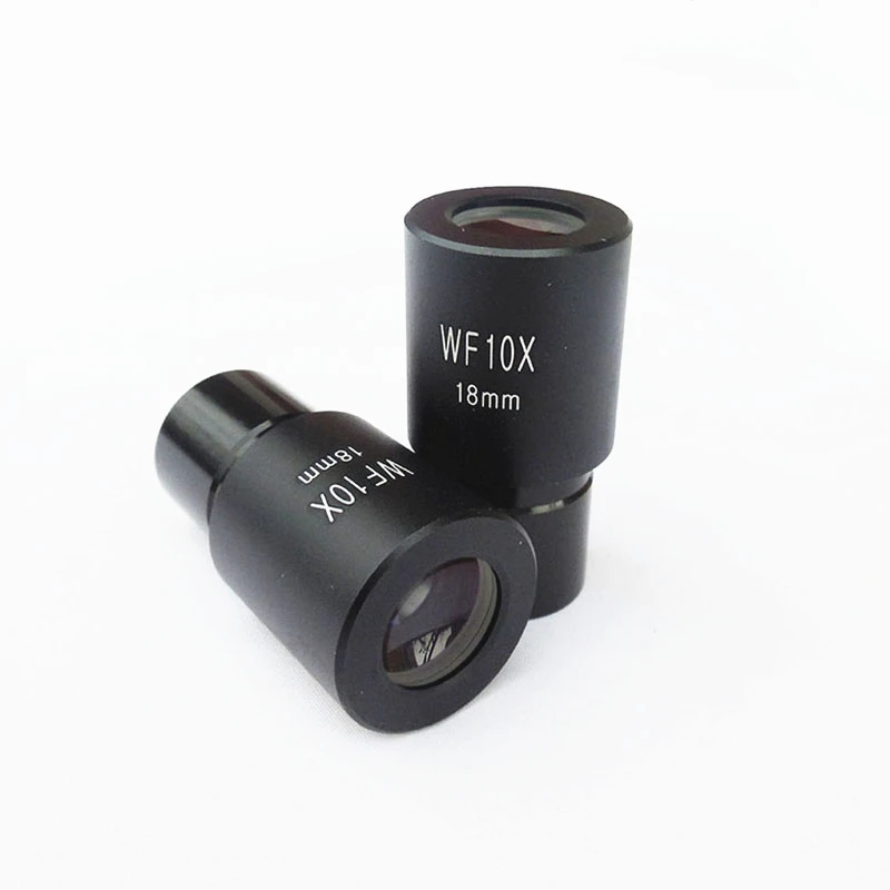 Wide Angle Widefield Ocular Microscópio Biológico Lente Óptica Montagem Tamanho 23.2 mm 18 mm Wf10x