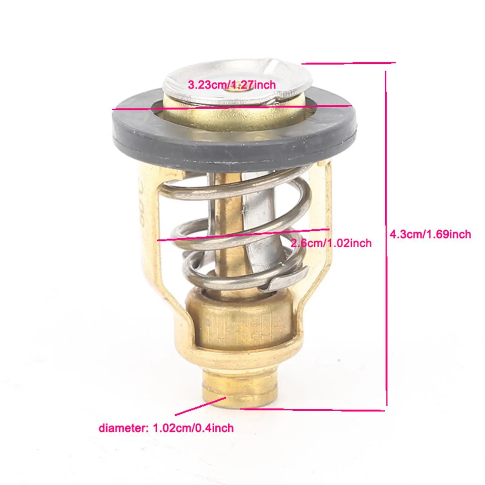 نظام تبريد محرك القارب عملي ومريح متعدد الأغراض ترموستات خارجي بحري لـ BF9.9D BFP15D BFP9.9D BF25D BF8D
