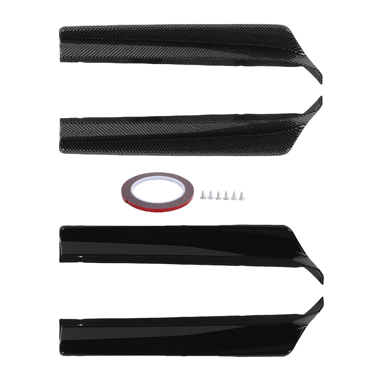 

2 Pcs Rear Bumper Side Diffuser Left Right Lightweight Easy Install Replacement for Subaru Impreza WRX STI VA 2015-2021