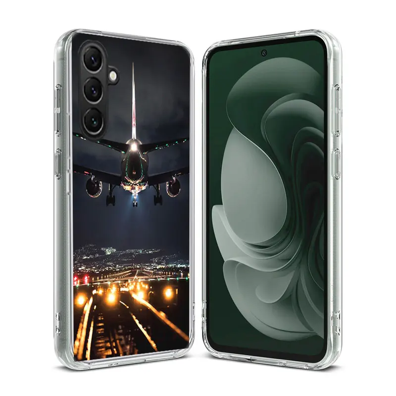 Airport Shuttle Transportation Phone Case Samsung Galaxy A70 A50 A40 A30 A20E M30S M31 M21 M12 J8 J6 J4 M32 M52 M51 A90 A80 A20S