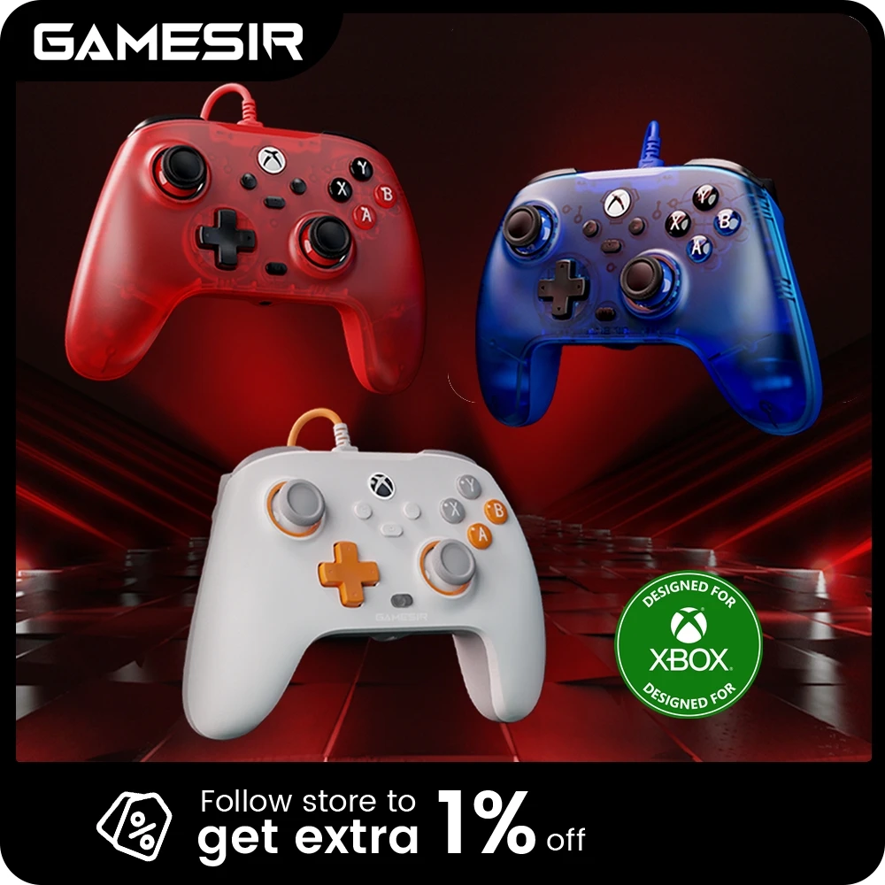 

Игровой контроллер GameSir T7 Xbox Gamepad Hall Effect для Xbox Series X, Xbox Series S, Xbox One X, игровой консоли Xbox One S