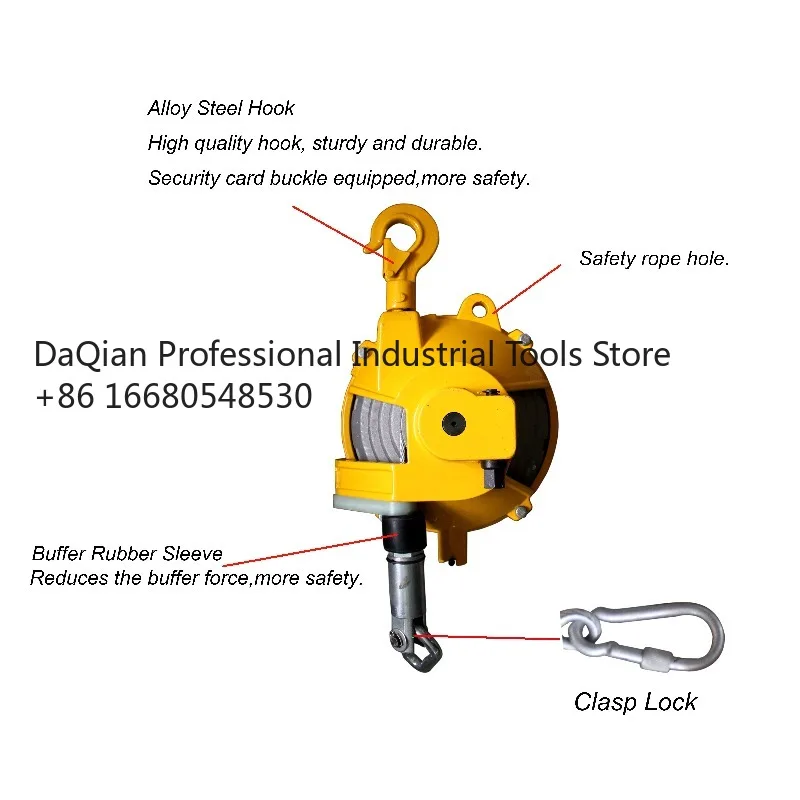 6asHand Retractable Spring Balancer Screwdriver Core Balance Trainer Endo,  Holder Tool Loaded Board Pocket Scale 5 to 120Kilos