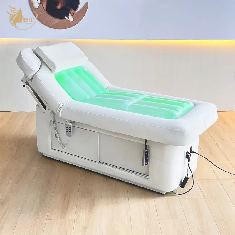 Modern Heated Massage Spa Bed With Electric Adjustment And CE Certification For Salons
