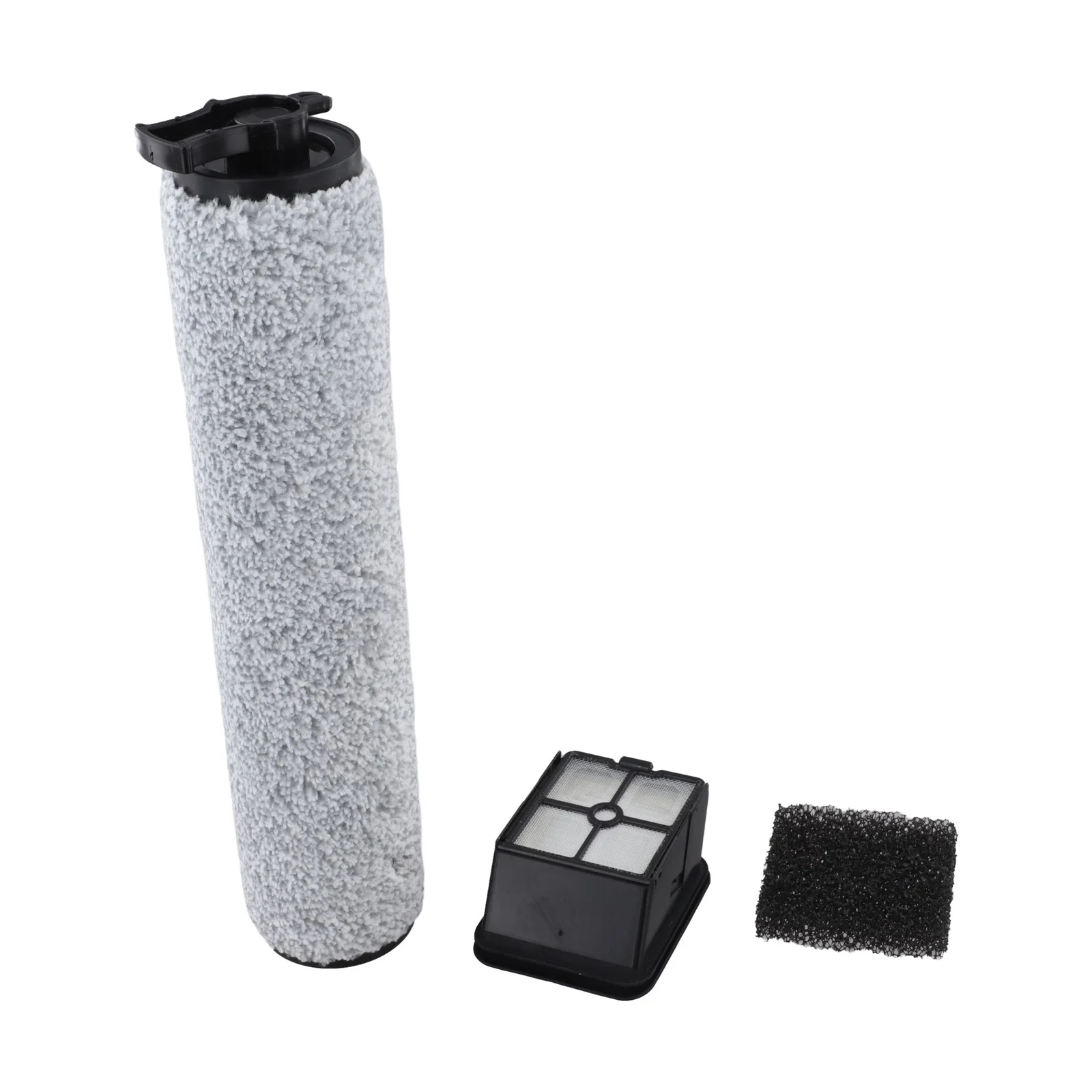 Main Roller Brush Filter Kit For Vozascly W12 Cordless Vacuum For Durable Nylon Bristles Deep Clean Floor Carpet Debris Removal
