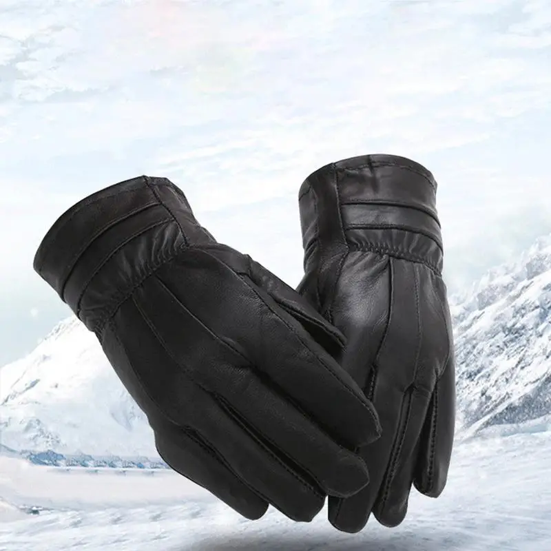 Thermal Gloves Cole Weather Cycling Warm Gloves Thermal Ski Gloves Windproof Cold-resistant Motorcycle Gloves For Cycling