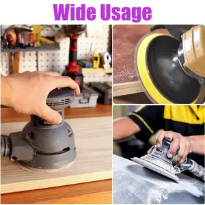 6 بوصة 17 أقراص صنفرة 60-2000 حصى الرطب الجاف ورق الصنفرة هوك وحلقة ل Festool عشوائي المداري ساندر 150 مم ورق صنفرة أفضل 9 آلات مقاعد مبيعات - رقم 1