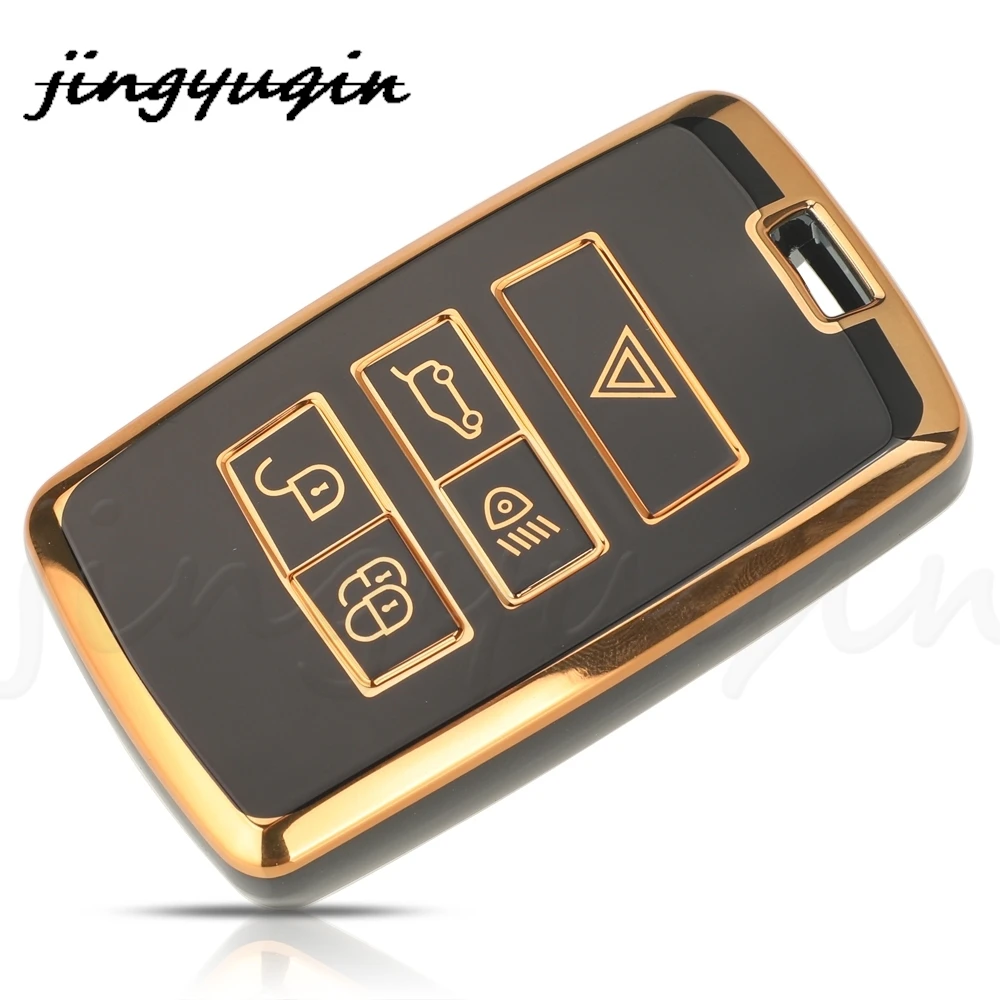 JYQ TPU Auto Remote Car Key Case Cover For Land Rover Range Rover Sport Velar Evoque Freelander Discovery Jaguar XF XJ XJL XE