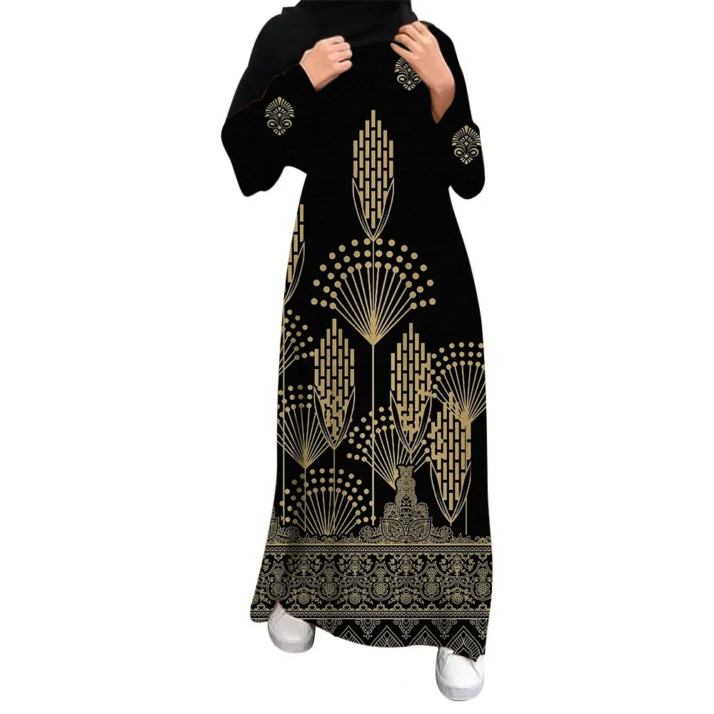 Muslim Islamic Abaya Dress 2024 High Quality Ramadan Women Clothing Flared Sleeve Dubai Turkey Femme Abaya Dress Detachable Belt