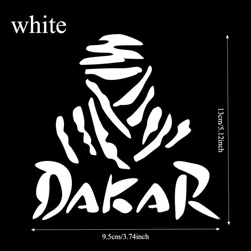 1PC For Dakar Motorcycle Reflective Stickers Personalized Windshield Decals For Bike Body Decoration And Modification view 4