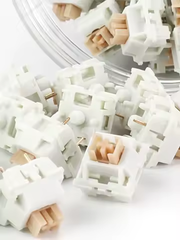 Outemu Switches Lubed Mechanical Keyboard Switch 5Pin Silent Tactile Linear Cream Blue Pink Yellow Custom Gaming RGB MX Switches