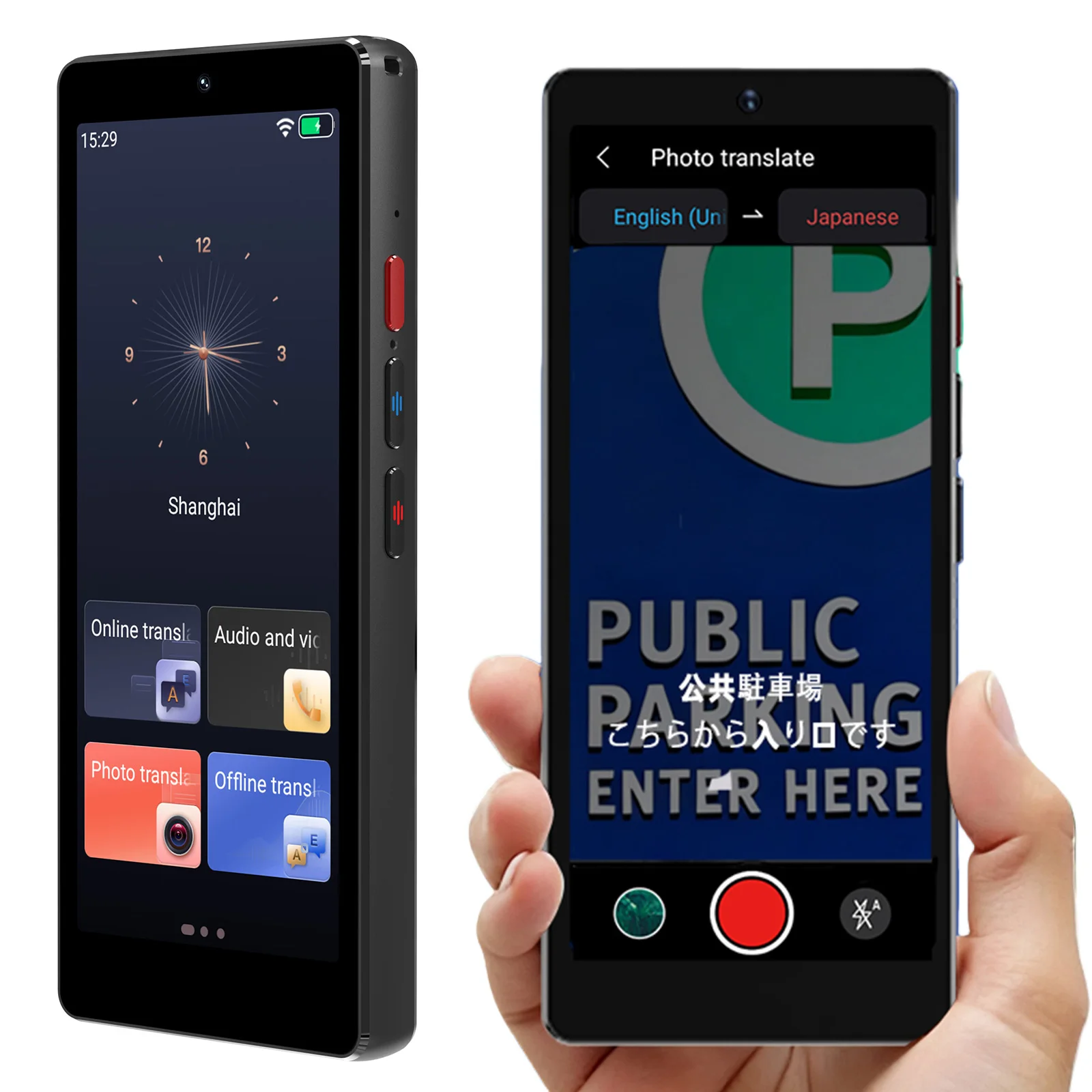 

S20Pro Language Translator Device 5inch AI Smart Translator Handheld Translation Device 148 Languages Real Time Voice Translater