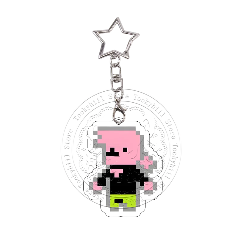 DELTARUNE Taschenanhänger Schlüsselanhänger Jevil Spamton Noelle Acryl-Schlüsselanhänger Holiday Ralsei Charaktere Kollektion Deko Geburtstagsgeschenk – Detail 14