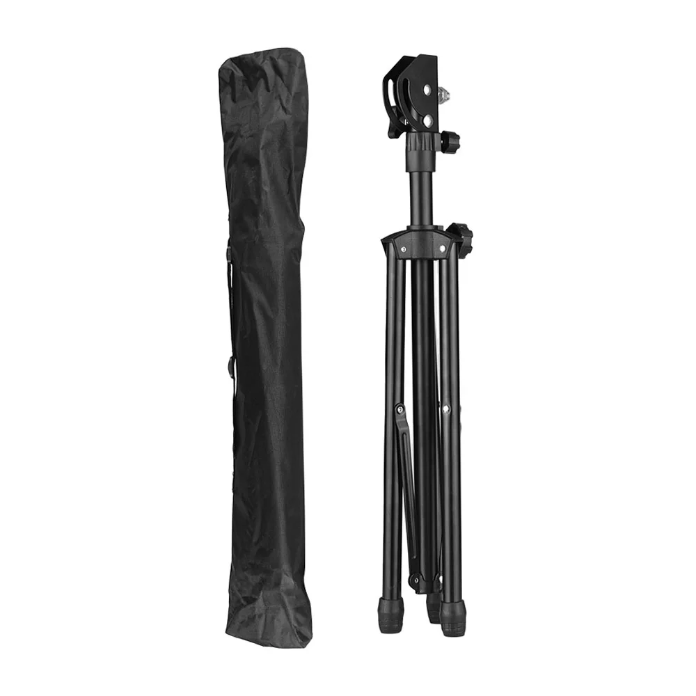 Drum Pad Metal Stand 8mm Screw Connector 46cm-79cm Adjustable Height for 8-10 inch Drum Practice Pad with Carry Bag view 3