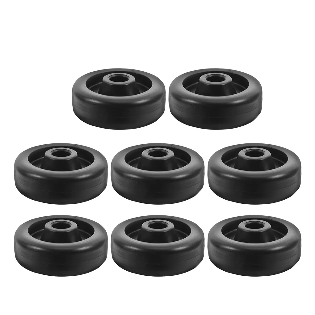 8 قطعة معدات اللياقة البدنية عجلات دوارة بديلة عالمية لعجلات الدراجة المريحية في صالة الألعاب الرياضية ملحقات عجلة البكرة