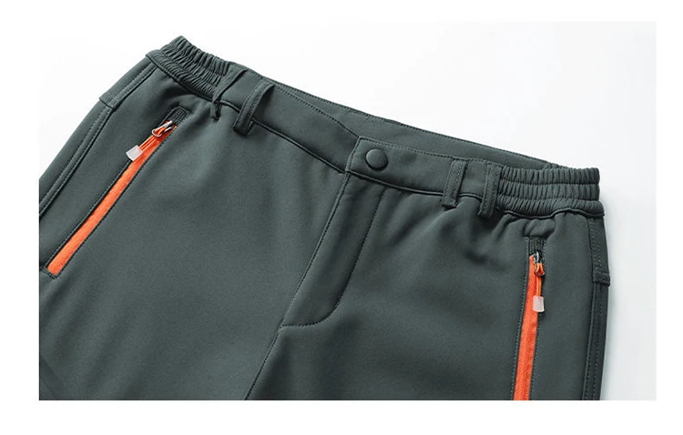 TRVLWEGO Schnee Hosen Wandern Camping Für Männer Warme Winter Hohe Qualität Wandern Männliche Wasserdichte Skifahren Trekking Hosen – Detail 11
