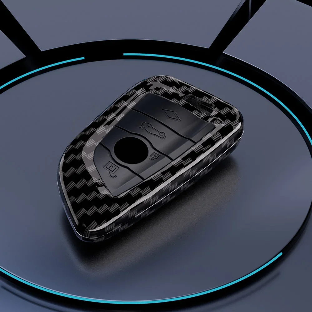 

ABS Carbon Fiber Car Key Case Cover For BMW 1 2 3 4 5 6 7 Series X1 X3 X4 X5 X6 X7 F10 F20 F30 G20 G30 G01 F15 F16 G02 G05 F34