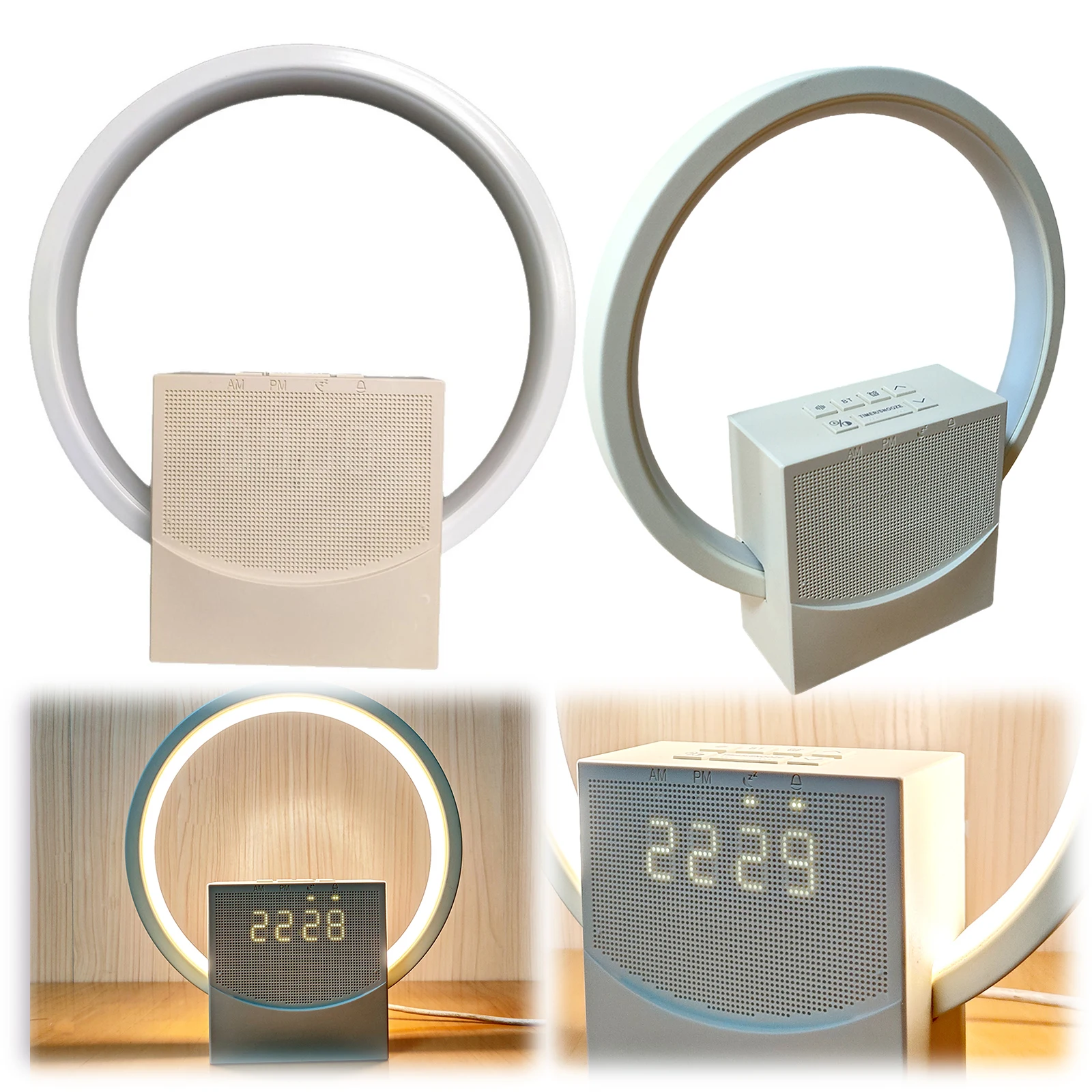 

Будильник с имитацией рассвета, постепенное пробуждение, 5 мелодий, белый шум, таймер, подарки для взрослых, детей, пар и друзей, для спальни