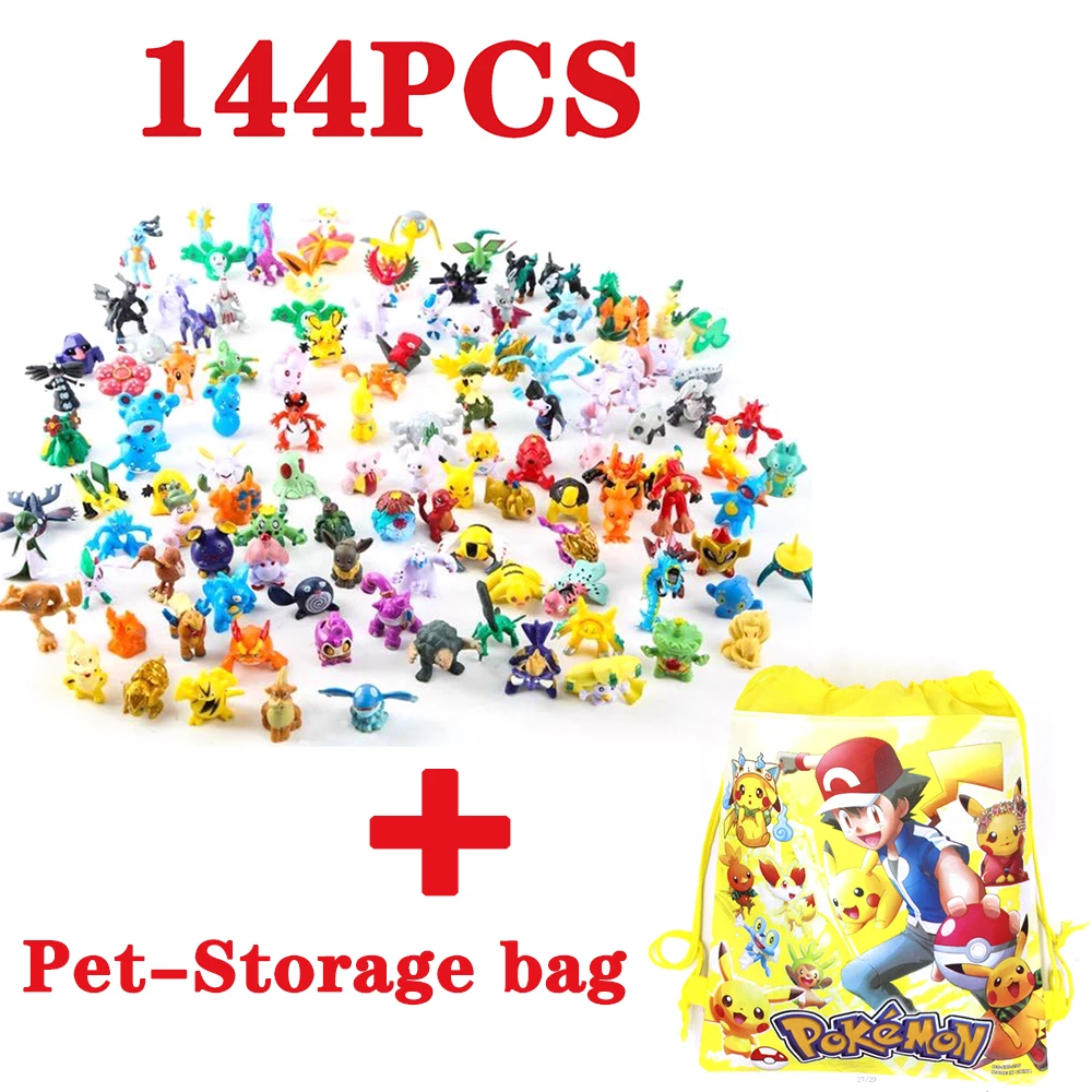144 Pet Pok É Mon Figurines Pok É Mon Pok É Mon Twisted Egg Toy Dolls Children's Christmas Gifts image 3