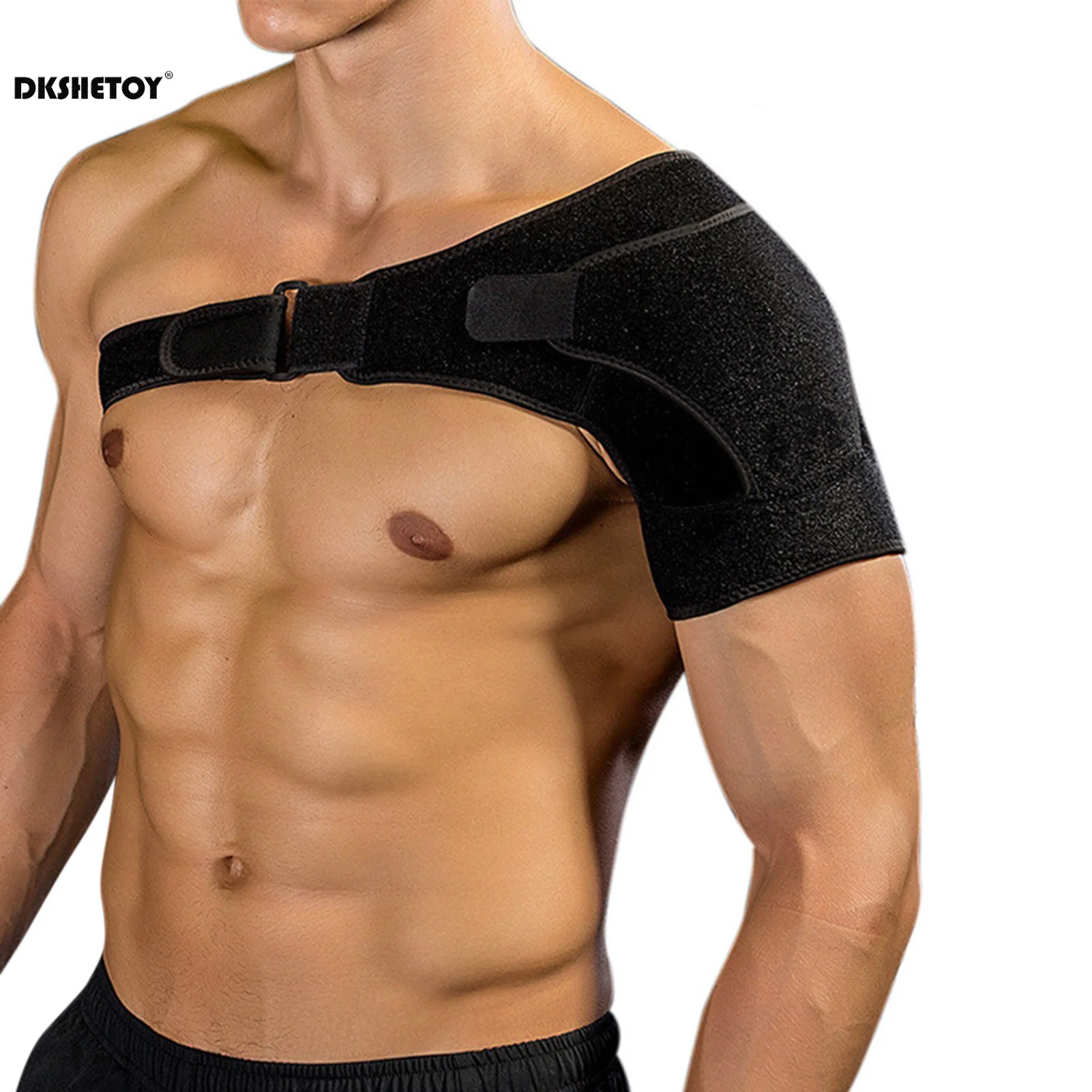 Adjustable shoulder support Brace for Torn Rotator Cuff Support Tendonitis with Pressure Pad for Shoulder Joint Pain Relief