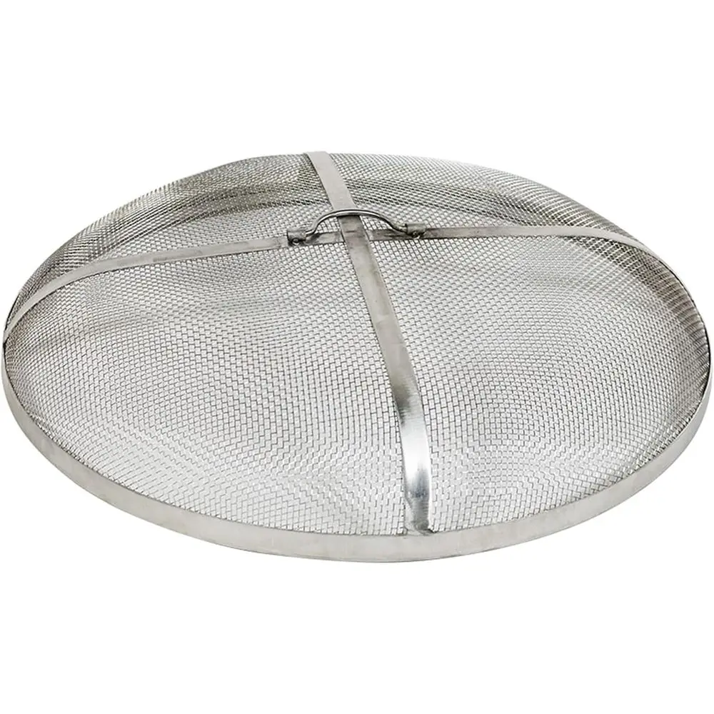 

40-дюймовый экран-огнетушитель из нержавеющей стали с сеткой и ручкой