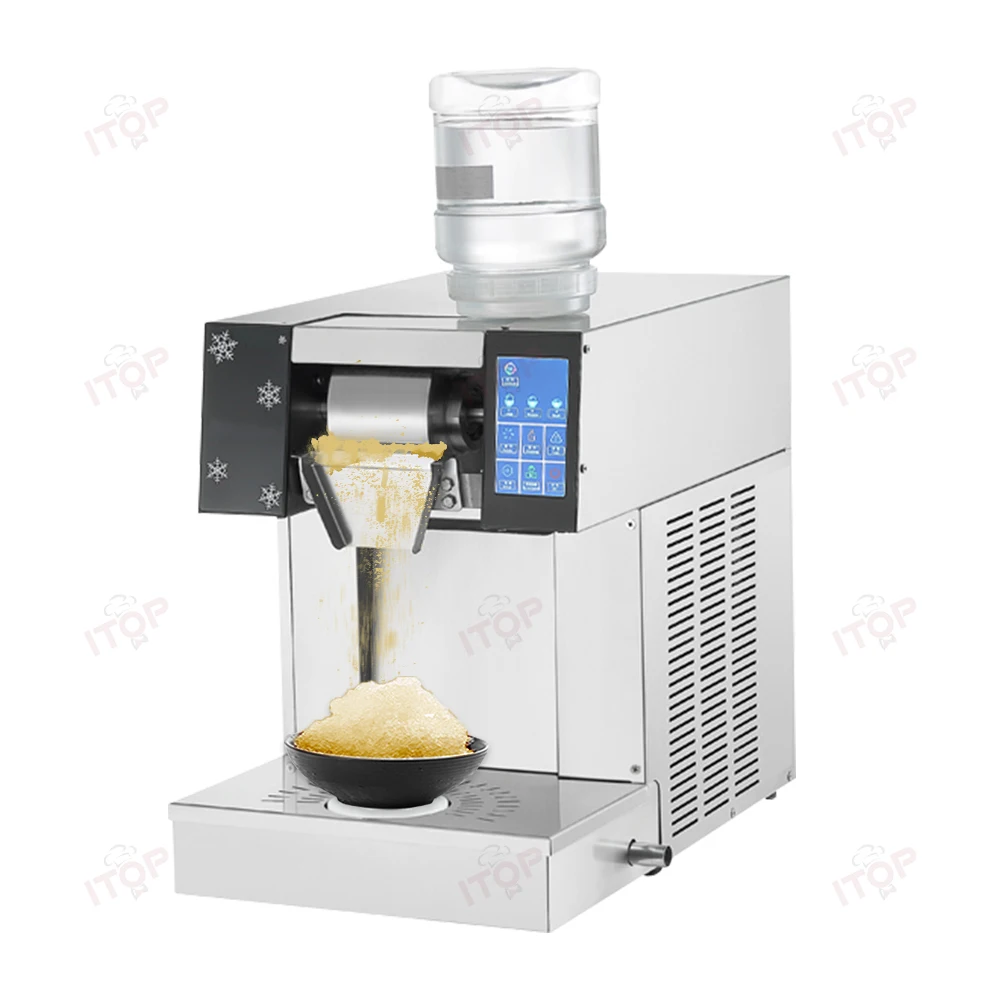 1600w Snowflake Ice Machine 240kg/day Air Cooling Korean Bingsu Freezer Automatic Shaved Ice Snow-flake Ice Making Machine