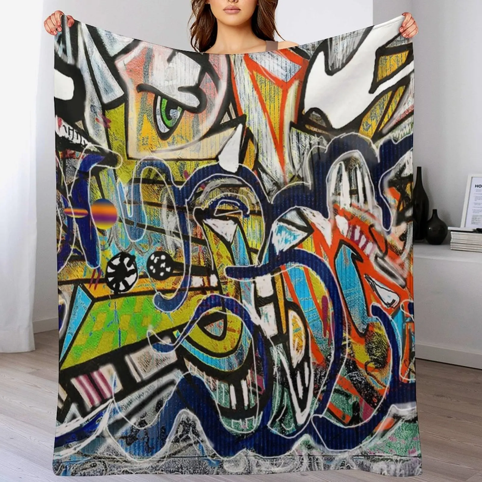 

graffiti wall Throw Blanket For Baby Luxury Throw Blankets