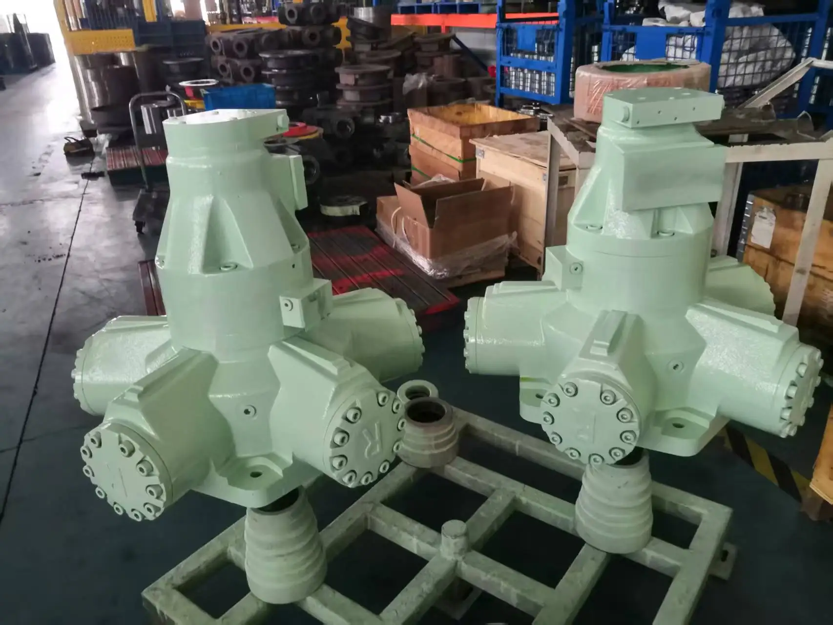 مكبس شعاعي هيدروليكي مزدوج السرعة كاواساكي ستافا HMC200 #3