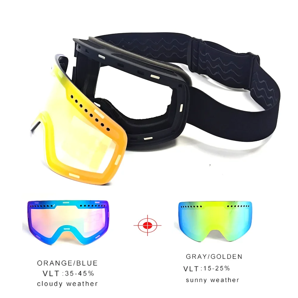 

OEM ODM Custom Goggles Wholesale Safety Protective Fashion Snowboard Ski Goggles