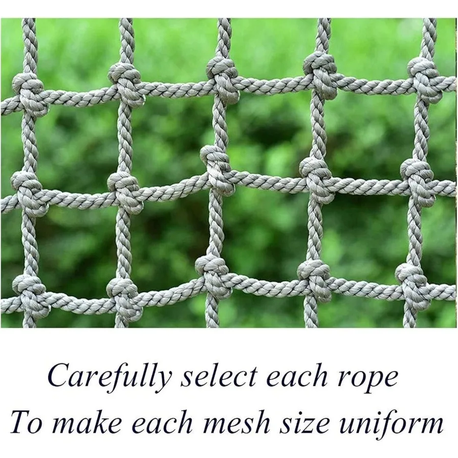 شبكة حبل التسلق شديدة التحمل لمعدات الملعب الخارجية: شبكة أمان متينة من النايلون للبالغين والأطفال الصغار مثالية #3