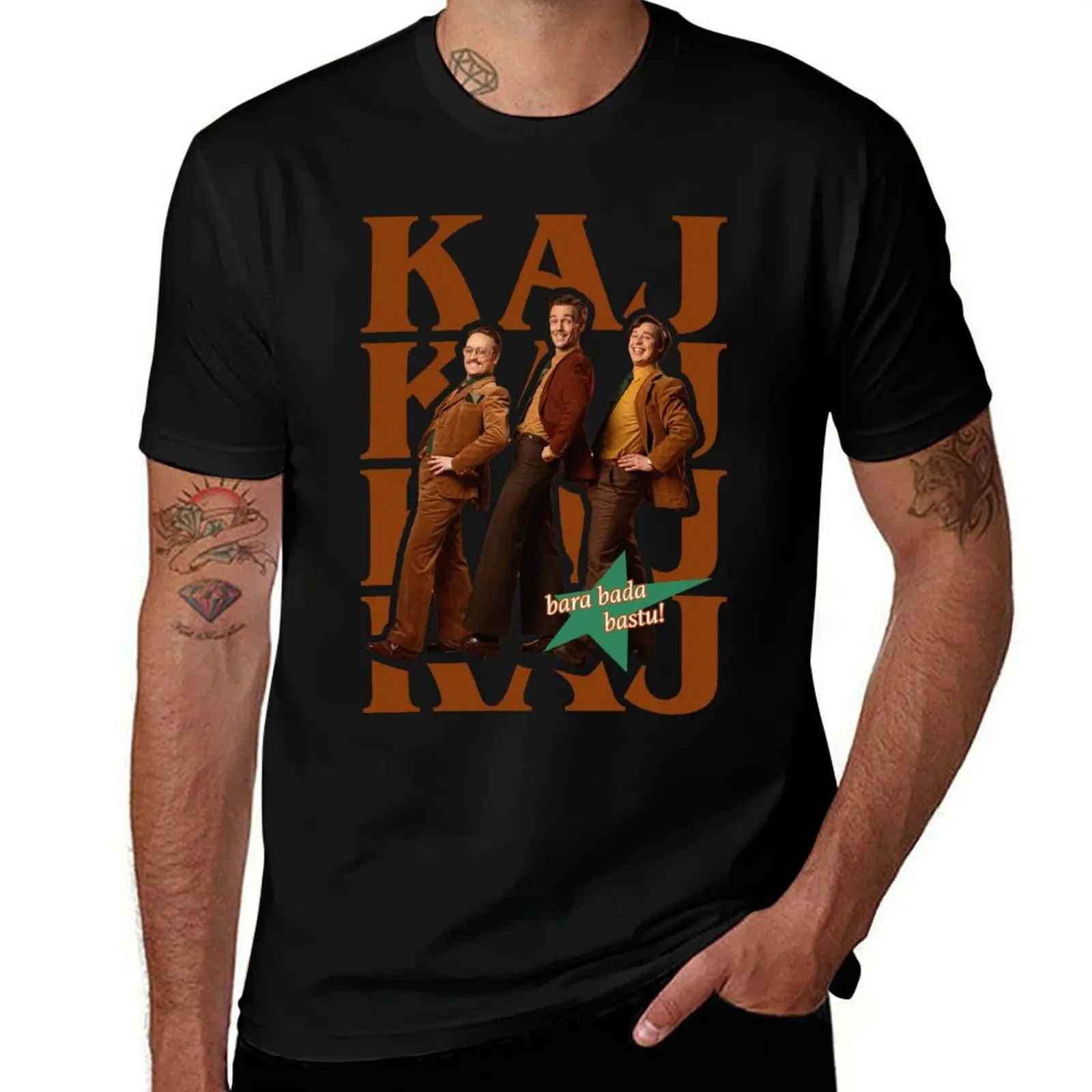 

Kaj Bara Bada Bastu Eurovision 2025 Sweden Merch T-Shirt Blouse customs T-shirts man shirts graphic tee men clothings