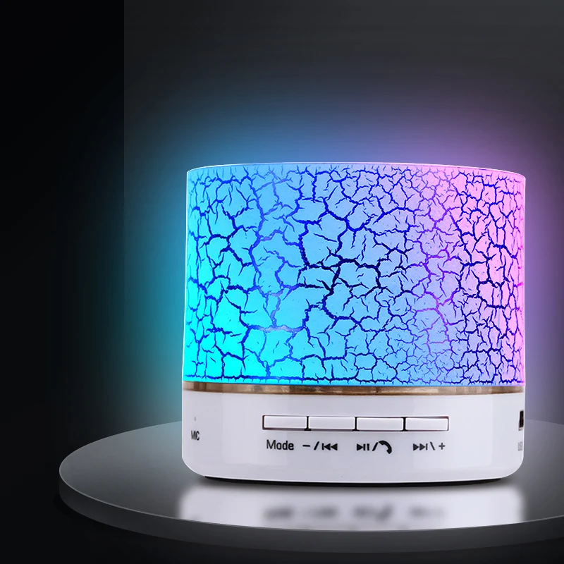 Wireless Mini Speaker Wireless Speaker Multicolour LED TF Card USB Subwoofer Portable Ambient Speaker Holiday Gift image 3