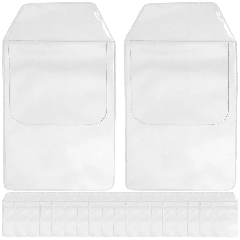 

20 Pcs Transparent Nurse Doctor Pencil Case Organizer for Hospital Supply Coats Protector Pocket Protectors Shirts Pvc Pens