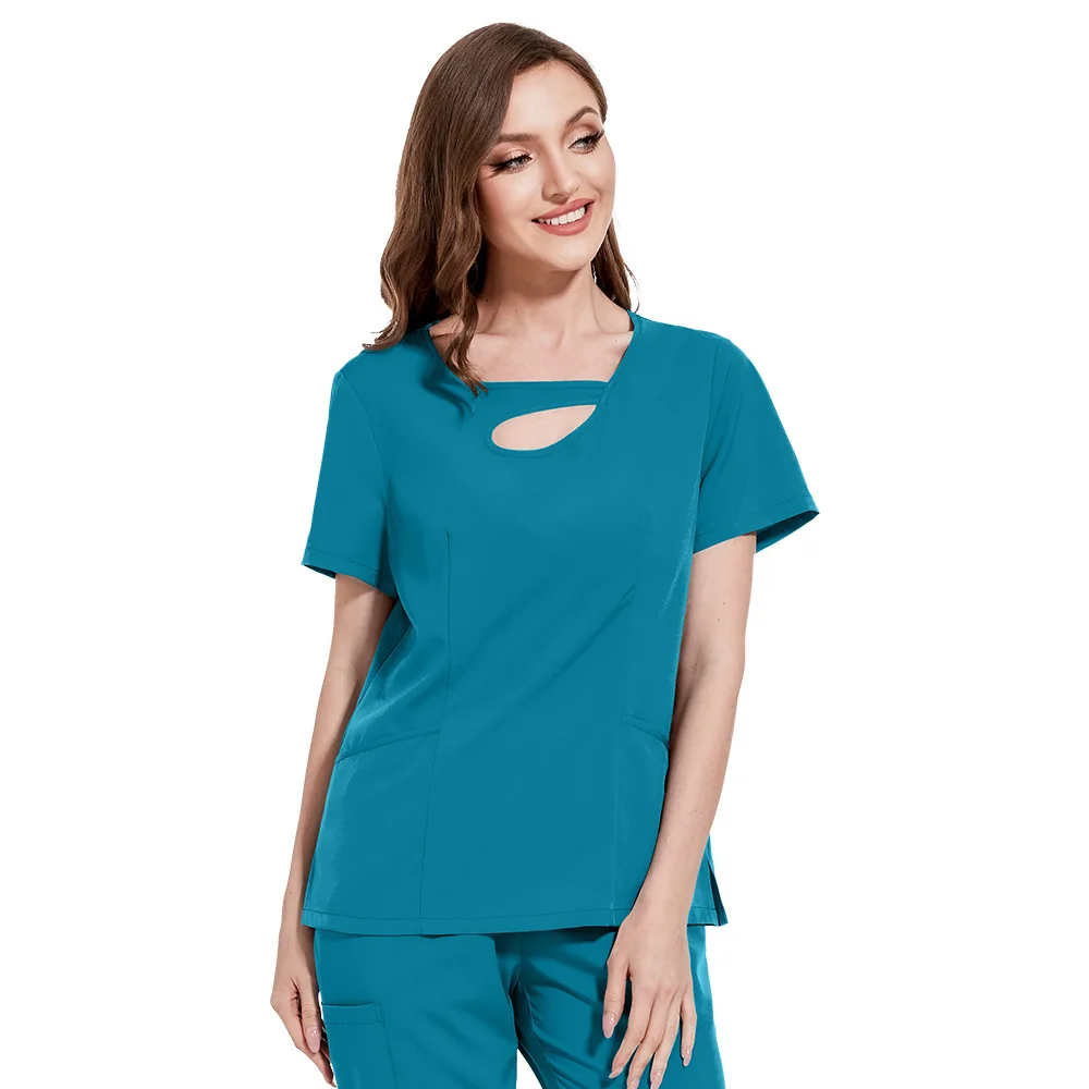 Conjunto fosco, médico, enfermeira, casa de enfermagem, salão de beleza, uniforme de enfermeira, uniforme de trabalho, uniforme de sala de cirurgia, tamanho grande