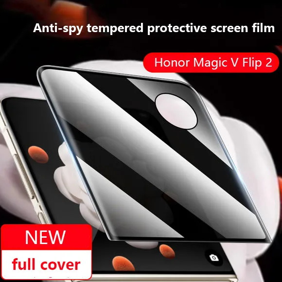 

Защитное 3D изогнутое закаленное стекло для Honor Magic V Flip 2, экран 5G, антиподглядывающая пленка, подглядывающая пленка для Honor Magic V Flip