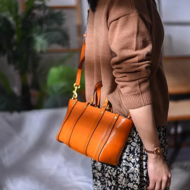 Johnature Luxury Retro Women Handbag 2024 New High-quality Genuine Leather Commuting Bag Natural Soft Real Cowhide Shoulder Bags