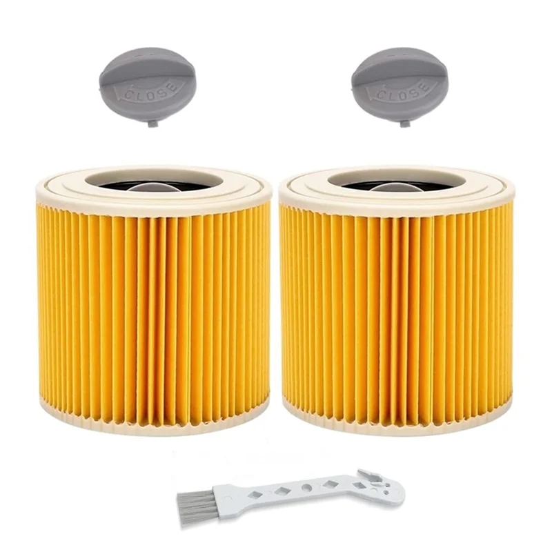 

A69E2 Pack Cartridge Filters, Replacement Filter, Vacuum Cleaner Filter For Karcher WD3 Premium, WD2, WD3, WD3P, MV2, MV3