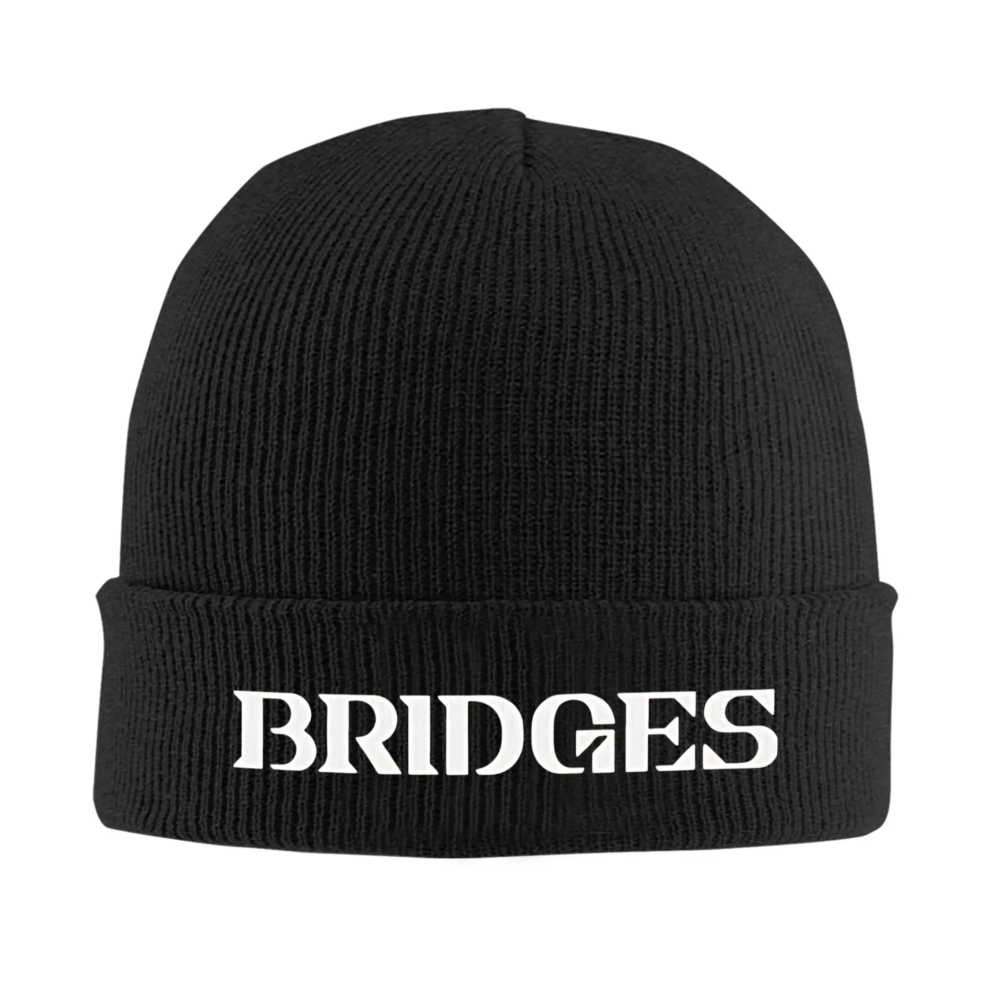 Bridges Logo Death Stranding Hats Autumn Winter Skullies Beanies Baggy  Cap Men Women Acrylic Skullcap