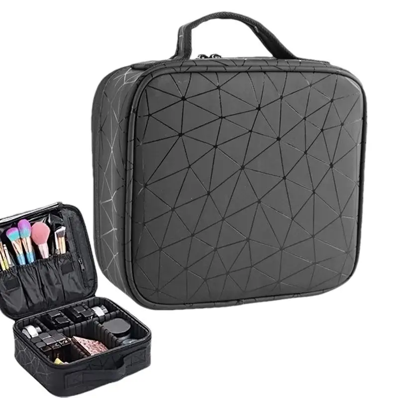 Reis Make-Up Tas Draagbare Reis Cosmetische Tas Make-Up Borstel Houder Cosmetische Organizer Digitale Opbergdoos Voor Zakenreis