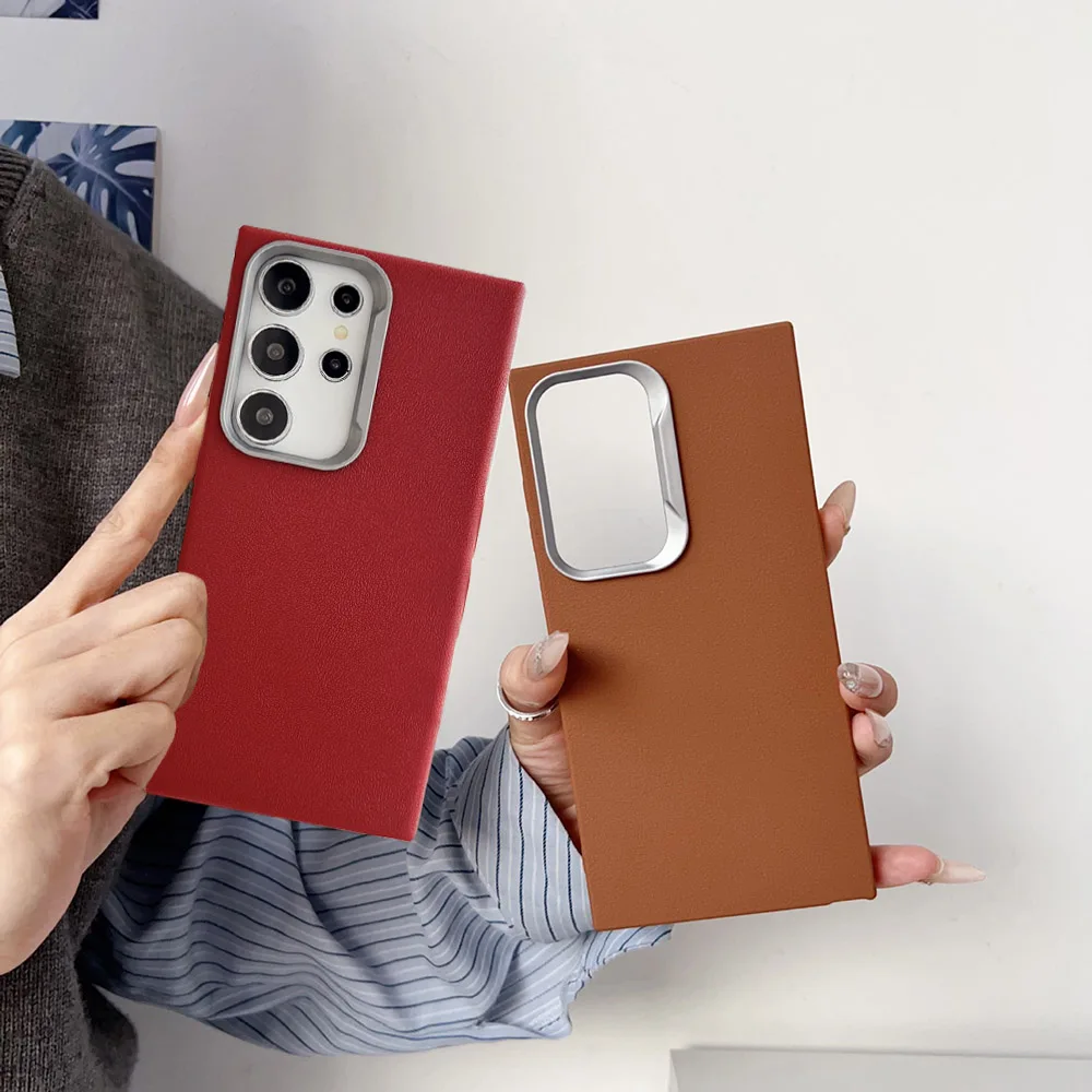 Luxury Matte Leather Soft Phone Case For Xiaomi Redmi Note 14 Pro 5G 13 12 11 11S 12S 14C 13C 10C 12C 11A Litchi Texture Covers