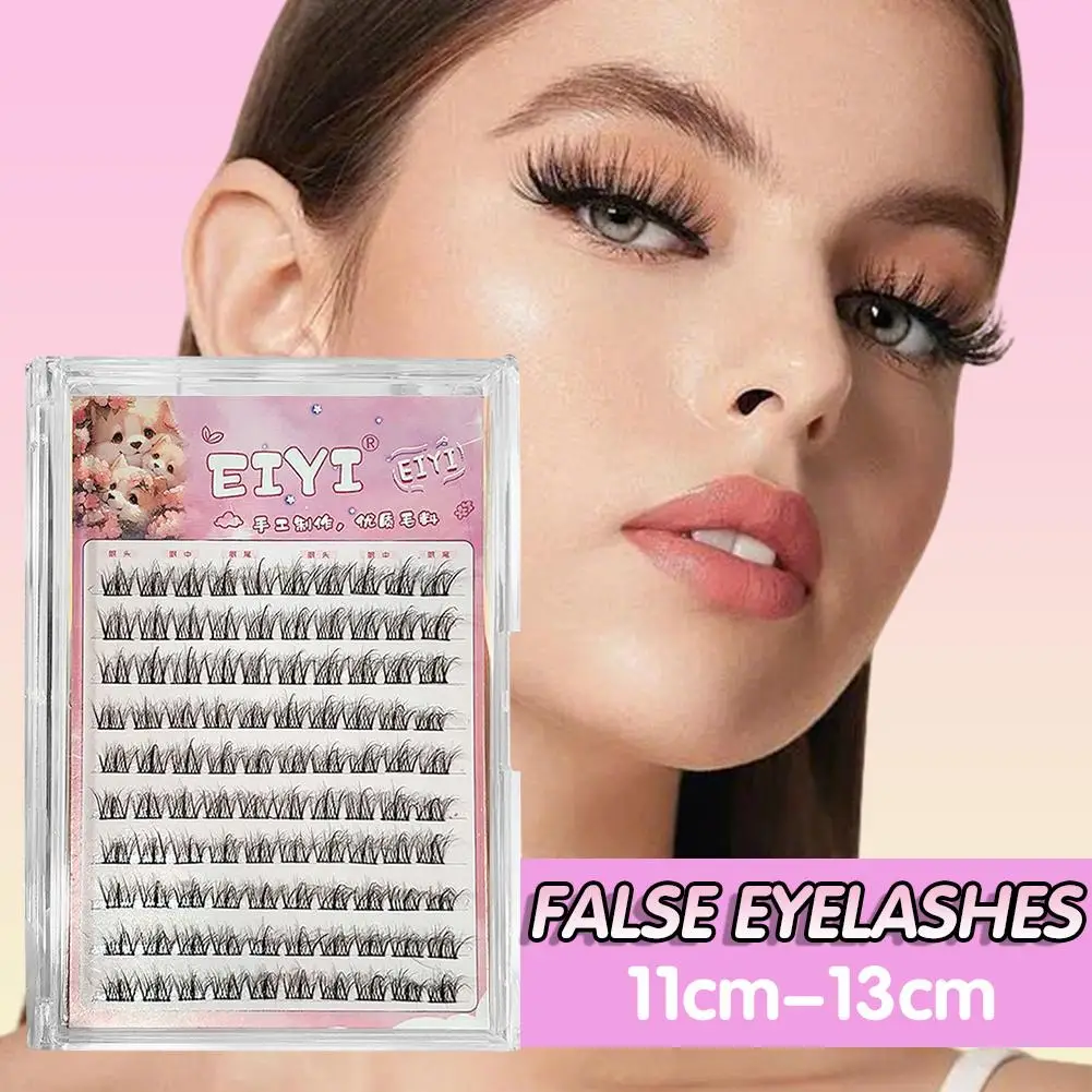 Gege Bear No-Glue False Eyelashes - Easy 3-Step Application, Natural Look, Perfect For Beginners With Sunflower Desig U8W4