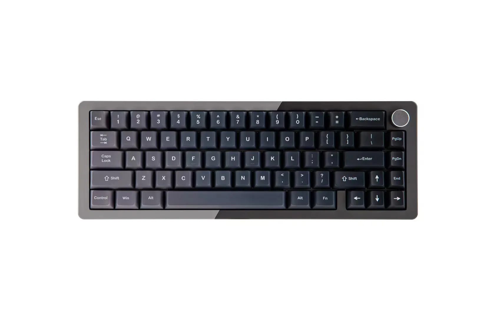 teclado mecanico sem fio kiiboom loop 65 65 qmk via trocavel aluminio completo estrutura modular com fio bluetooth 24g quente 01