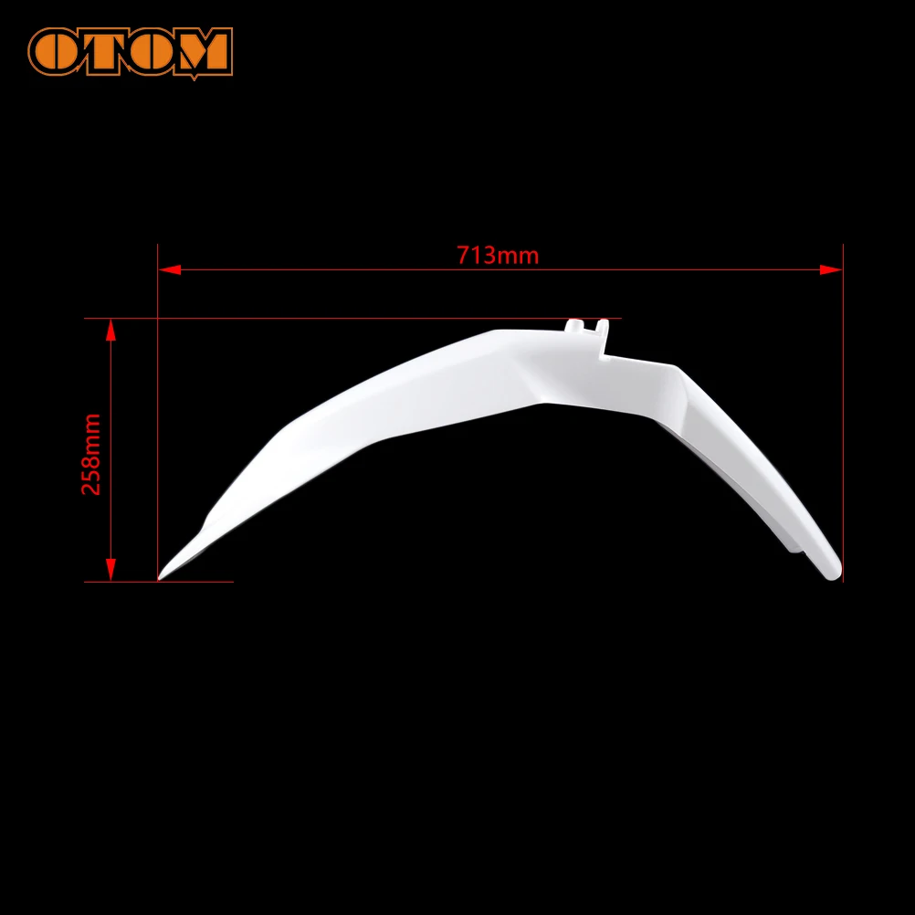 OTOM Motocross Accessories Front Fender For HUSQVARNA FC250 FE350 FX450 TC125 TE150 TE300 Motorcycle Mudguard Body Plastic Cover