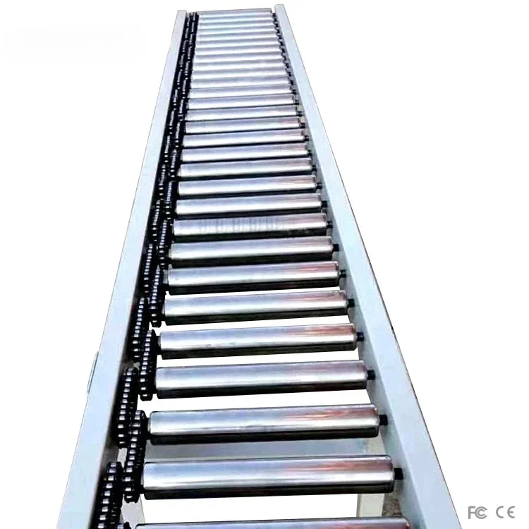 Manual Gravity Roller Conveyor System Powered Roller Conveyor Factory NO Power Unpowered For Loading Uploading Truck HOT SALES