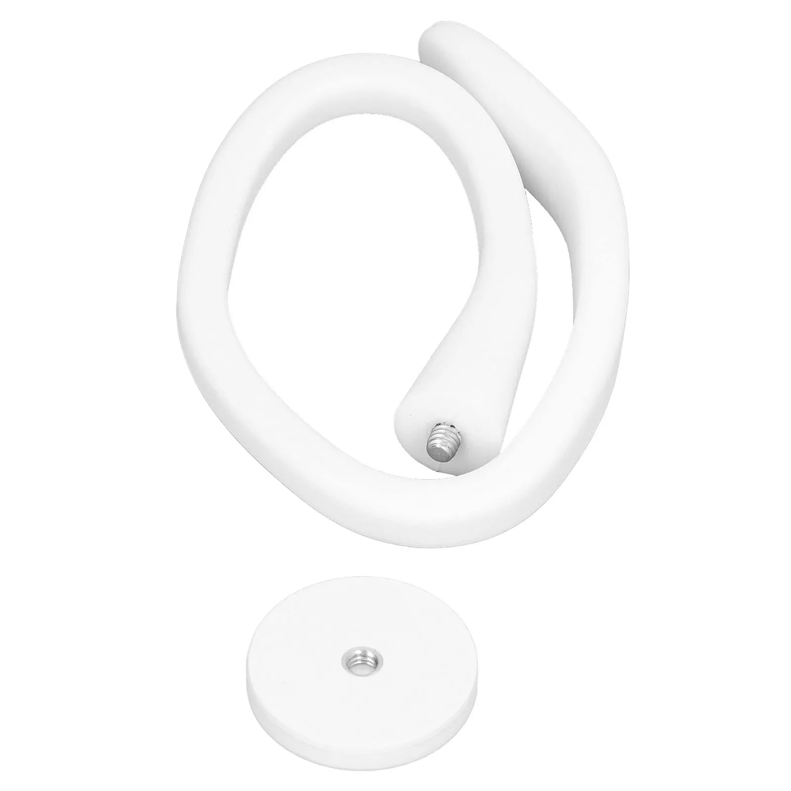 الأنماط الساخنة - دعامة وسدادة باب الغسالة ذات التحميل الأمامي - حامل باب الغسالة المغناطيسي مع قاعدة مغناطيسية، أبيض