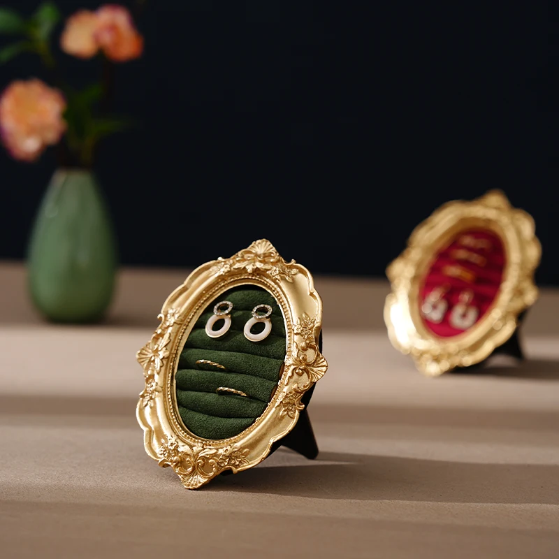 

Jewelry Display Stand, Retro Photo Frame, Ring Plate, Jewelry Store Display, Storage, Shooting Props, Household Ornaments